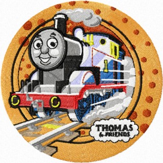 Thomas the Tank Engine embroidery design - Embroidery Design