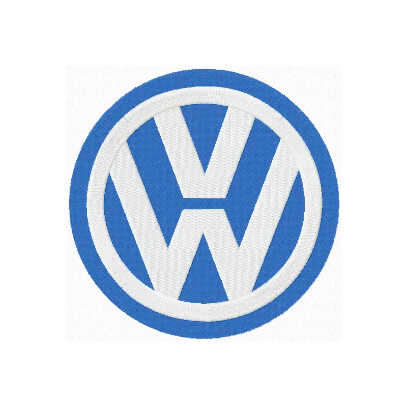 VW Logo Stitching Pattern for Car Enthusiasts
