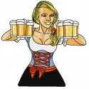 Beer girl 10 embroidery design - Embroidery Design