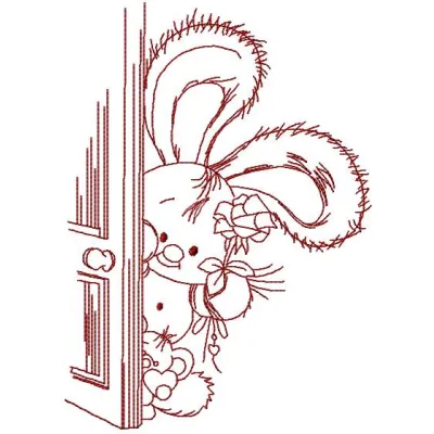 Bunny & Mouse Birthday Stitching Pattern for Kids