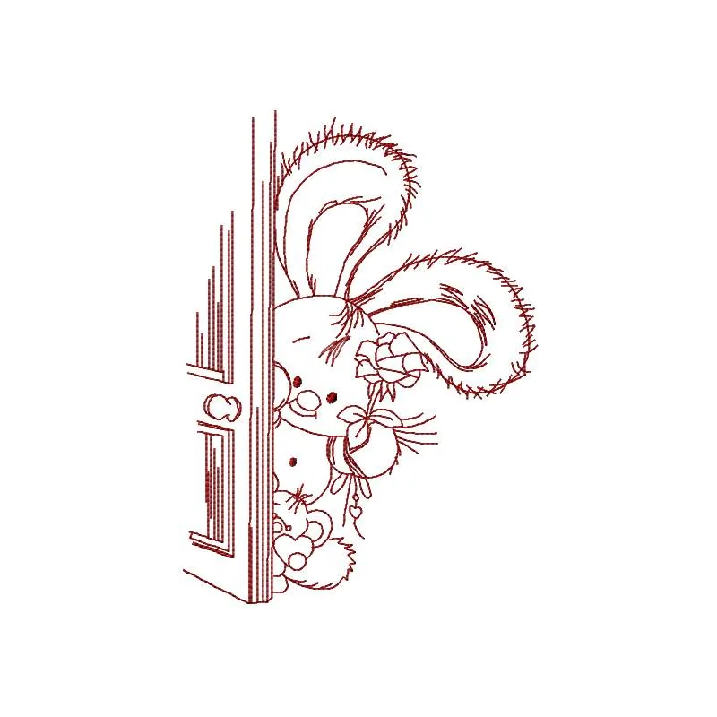 Bunny & Mouse Birthday Stitching Pattern for Kids