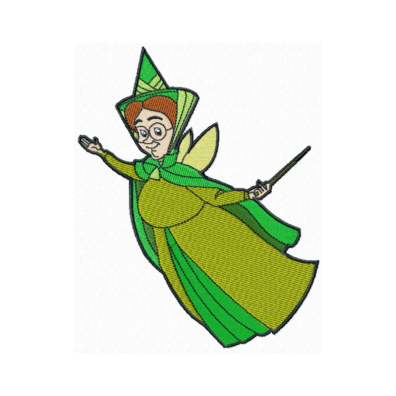 Fauna Good Fairy embroidery design - Embroidery Design