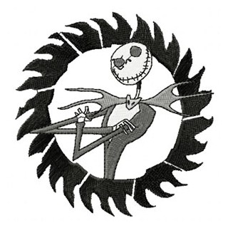Jack Skellington embroidery design - Embroidery Design