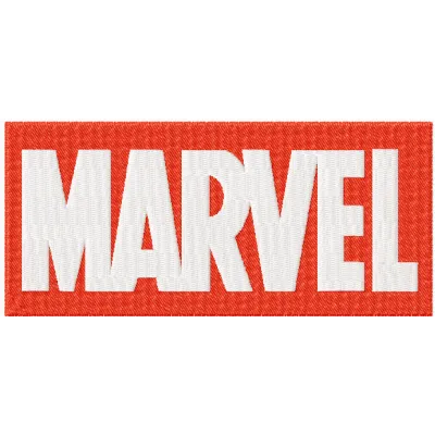 Marvel Logo Stitching Pattern for Superhero Fans