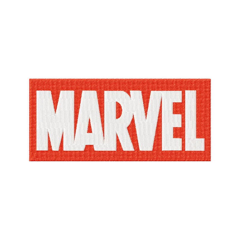 Marvel Logo Stitching Pattern for Superhero Fans