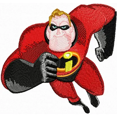 Mr. Incredible 4 embroidery design - Embroidery Design