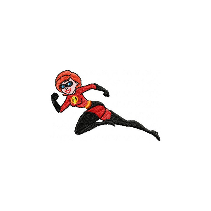 Elasticgirl embroidery design - Embroidery Design