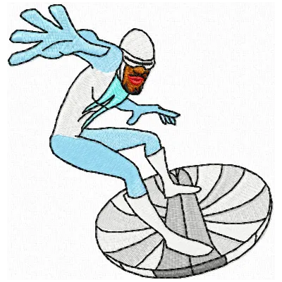 Frozone 3 embroidery design - Embroidery Design