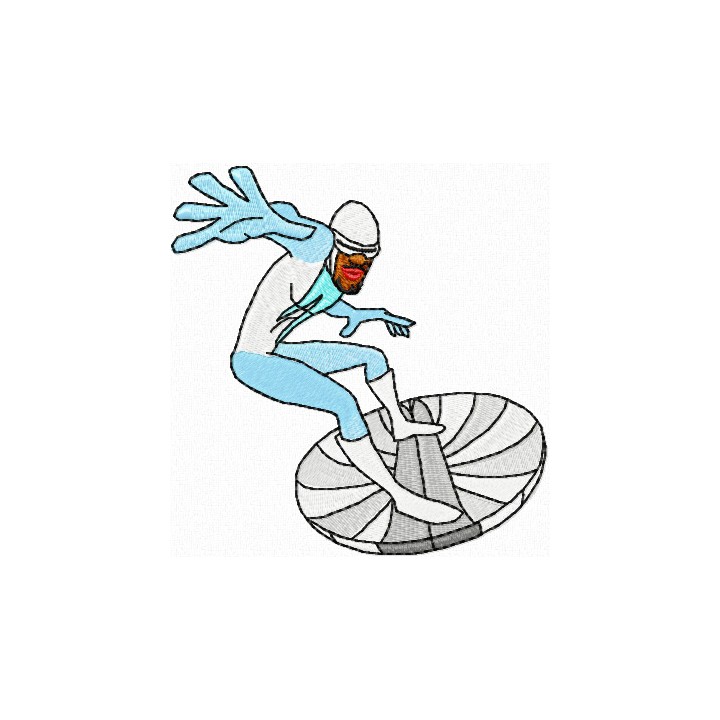 Frozone 3 embroidery design - Embroidery Design