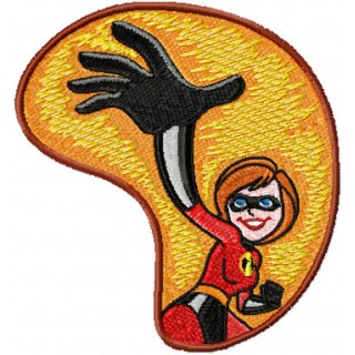 Elasticgirl 2 embroidery design - Embroidery Design