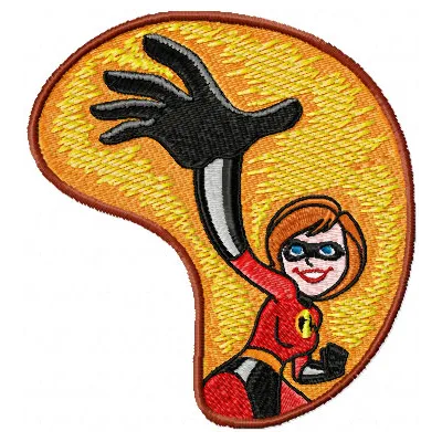 Elasticgirl 2 embroidery design - Embroidery Design
