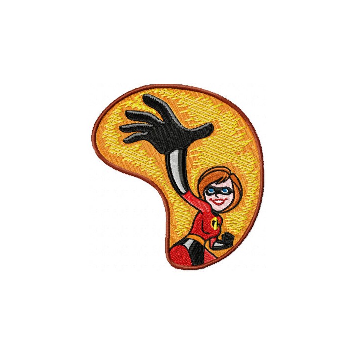 Elasticgirl 2 embroidery design - Embroidery Design