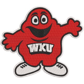 Western Kentucky Hilltoppers Alternate Logo 2017 embroidery design - Embroidery Design
