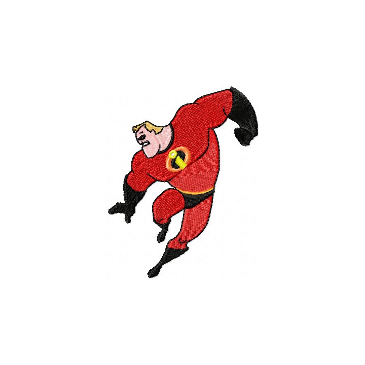 Mr. Incredible 2  embroidery design - Embroidery Design
