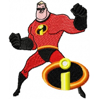 Mr. Incredible embroidery design - Embroidery Design
