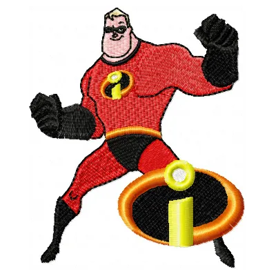 Mr. Incredible embroidery design - Embroidery Design
