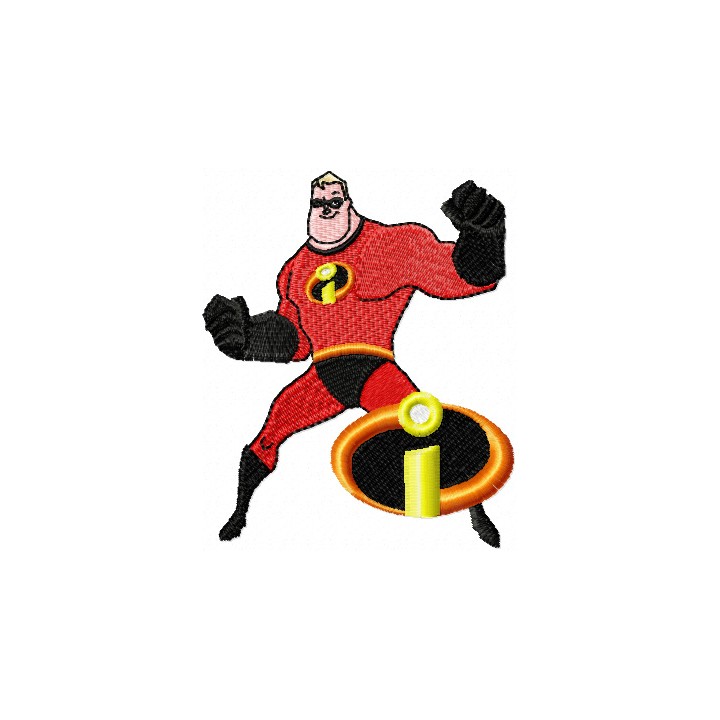 Mr. Incredible embroidery design - Embroidery Design