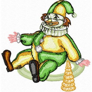 Clown embroidery design - Embroidery Design
