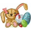 Easter Bunny Stitching Pattern for Spring Crafts