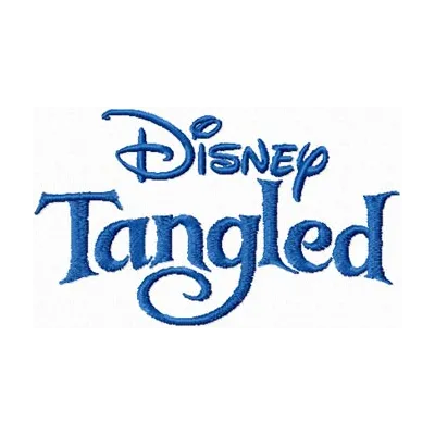 Tangled Logo  embroidery design - Embroidery Design
