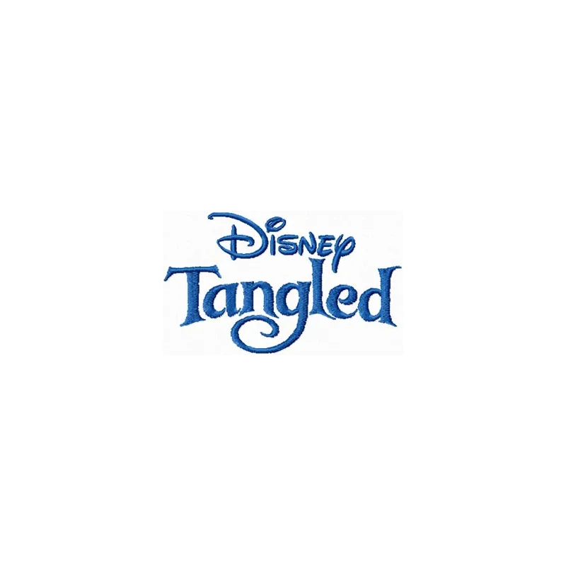 Tangled Logo  embroidery design - Embroidery Design