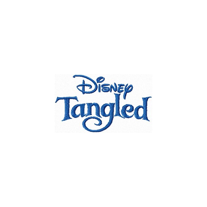 Tangled Logo  embroidery design - Embroidery Design