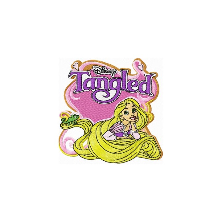 Tangled  embroidery design - Embroidery Design