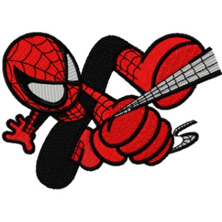 Spider Boy embroidery design - Embroidery Design