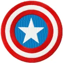Captain America Shield Stitching Pattern for Superhero Fans