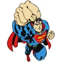 Superman Attacks embroidery design - Embroidery Design