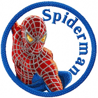 Spider-Man Badge embroidery design - Embroidery Design