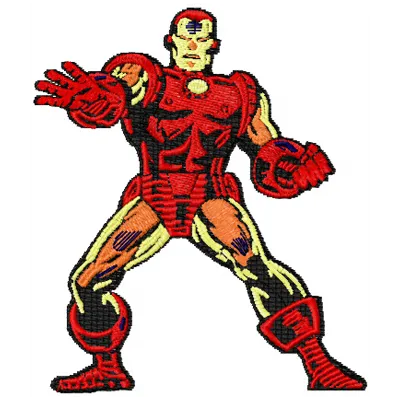 Iron Man 1  embroidery design - Embroidery Design