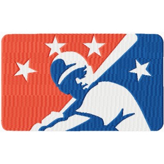 Minor League baseball Logo embroidery design - Embroidery Design