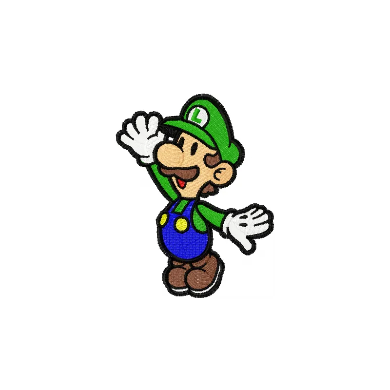 Super Luigi  embroidery design - Embroidery Design