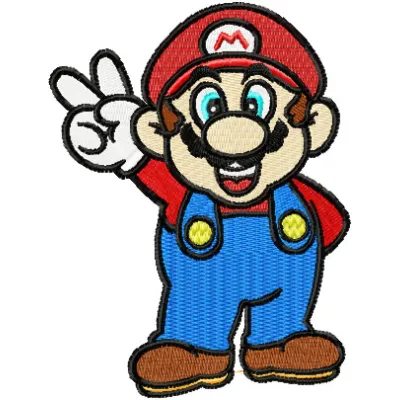 Super Mario embroidery design - Embroidery Design
