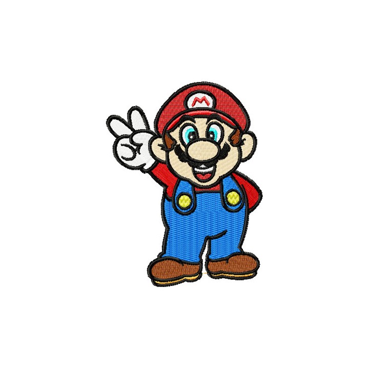 Super Mario embroidery design - Embroidery Design