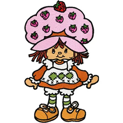 Strawberry Shortcake embroidery design - Embroidery Design