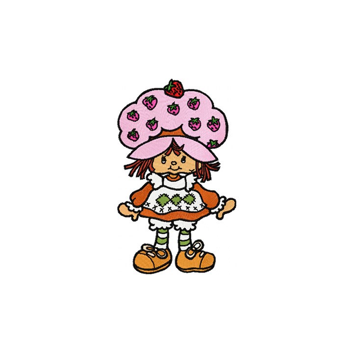 Strawberry Shortcake embroidery design - Embroidery Design
