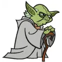 Yoda Thinks Stitching Pattern | Star Wars Embroidery