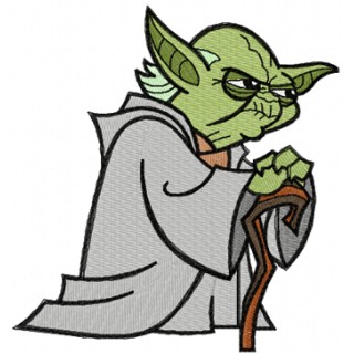 Yoda Thinks  embroidery design - Embroidery Design