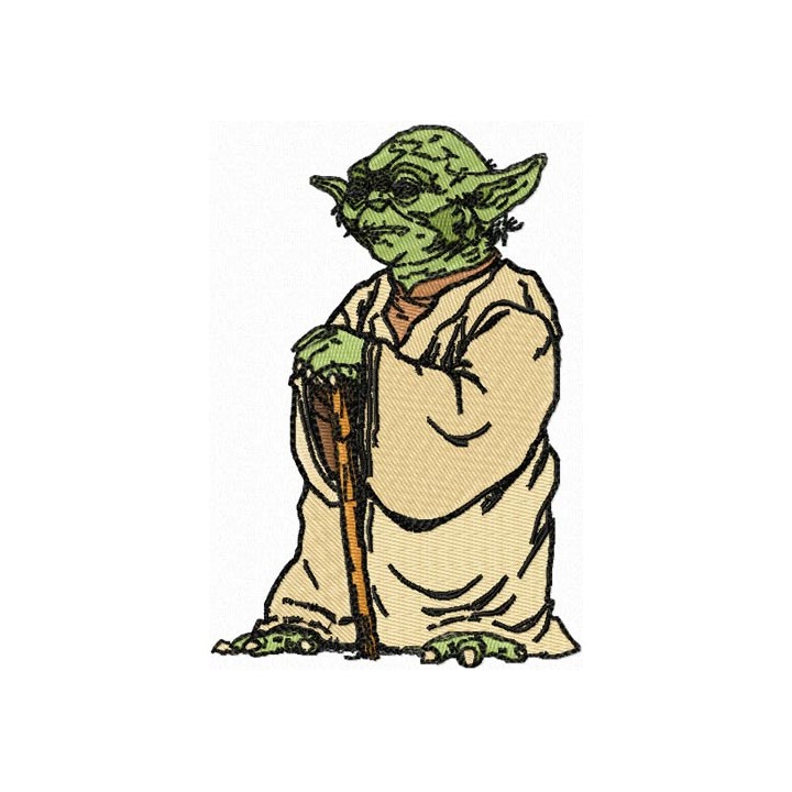 Star Wars Yoda 2 embroidery design - Embroidery Design