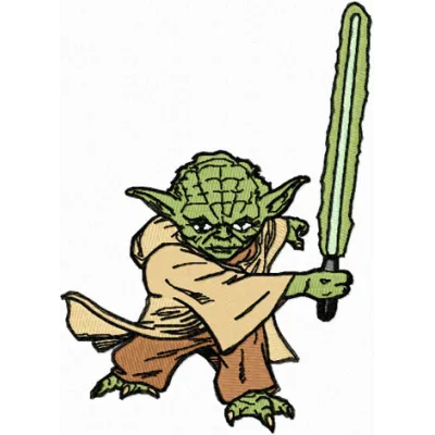 Yoda Attack Stitching Pattern for Star Wars Fans