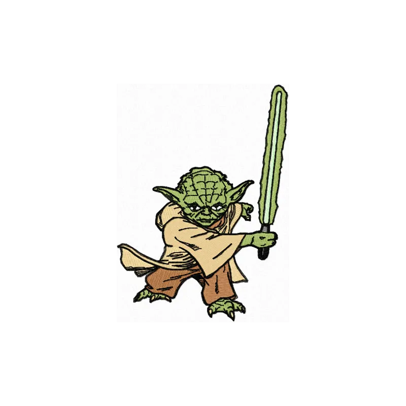 Yoda Attack Stitching Pattern for Star Wars Fans