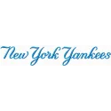 Yankees Script Logo Stitching Pattern for Fans