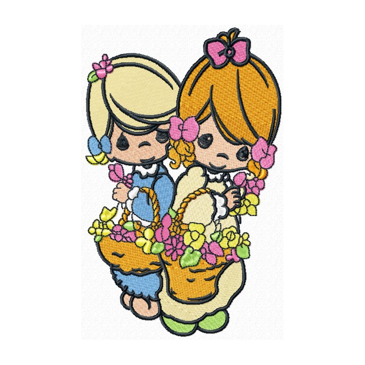 Friends embroidery design - Embroidery Design