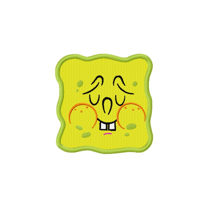 SpongeBob Smile 6 embroidery design - Embroidery Design