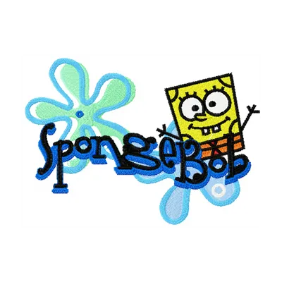SpongeBob Child's Picture embroidery design - Embroidery Design