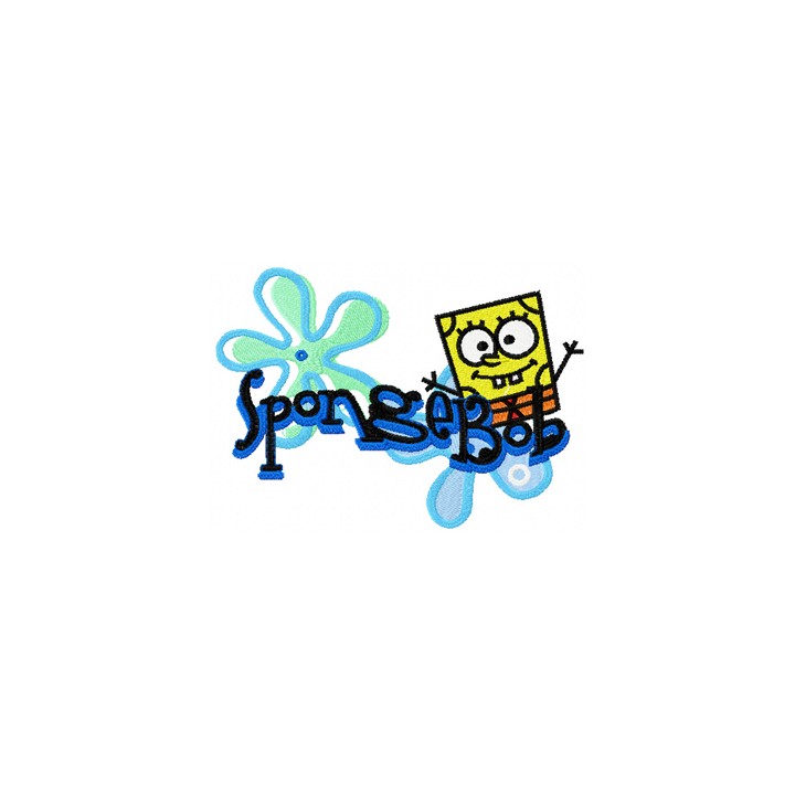 SpongeBob Child's Picture embroidery design - Embroidery Design