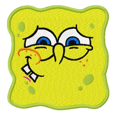 SpongeBob Smile 3  embroidery design - Embroidery Design