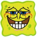 SpongeBob Smile 1  embroidery design - Embroidery Design